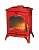 ПЕЧЬ-КАМИН SEVILLE эмаль красный NEW