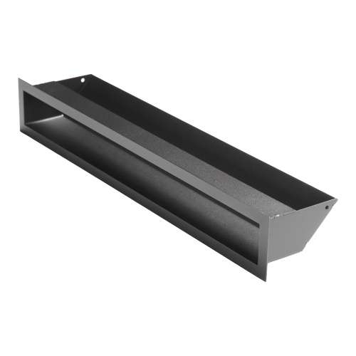 Решетка каминная 9*60 черная