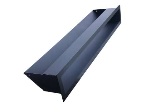 Решетка каминная 9*60 черная