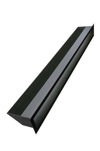 Решетка каминная 9*100 черная