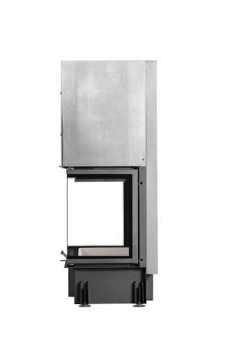 Каминная топка Экокамин ДЕЛЬТА 1000 V три стекла принтинг, вертикальная ламель