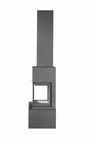 Камин МАДРИД на дровнике Гигант справа подовый