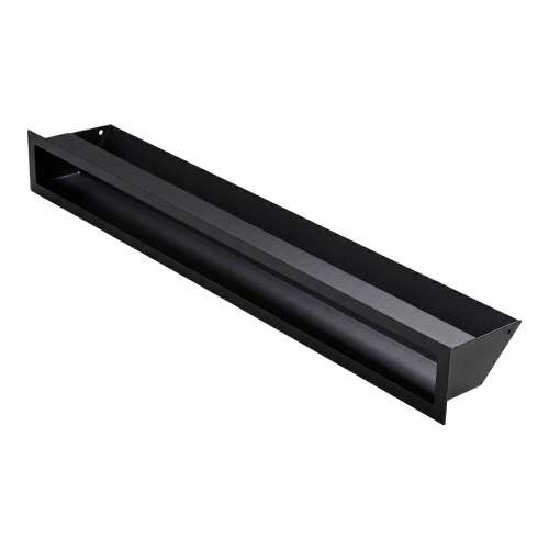 Решетка каминная 9*80 черная