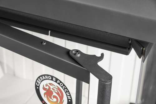 Камин ПРАГА три стекла NEW черный