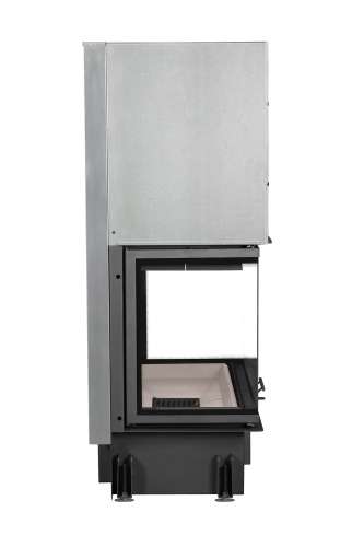 Каминная топка Экокамин ДЕЛЬТА 1000 V три стекла принтинг, вертикальная ламель